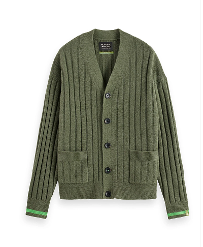 Soft knit dropped shoulder cardigan