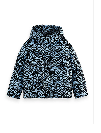 Hooded puffer