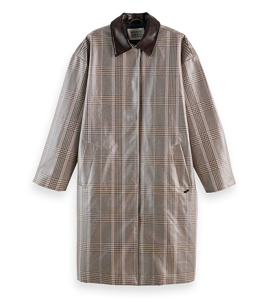 Coated raincoat 