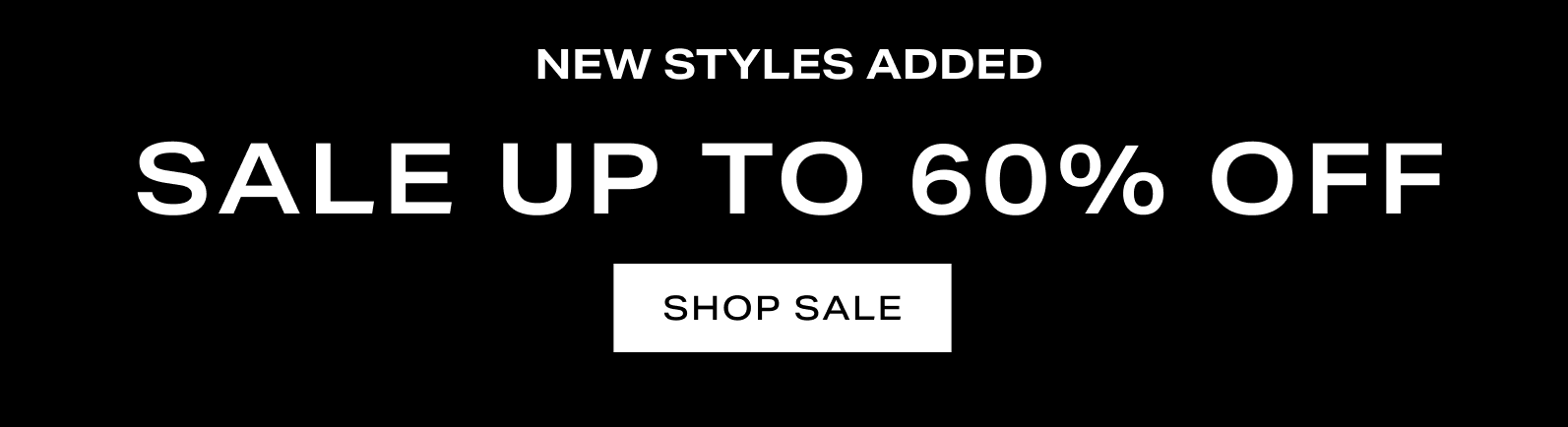 SALE UP TO 60% OFF