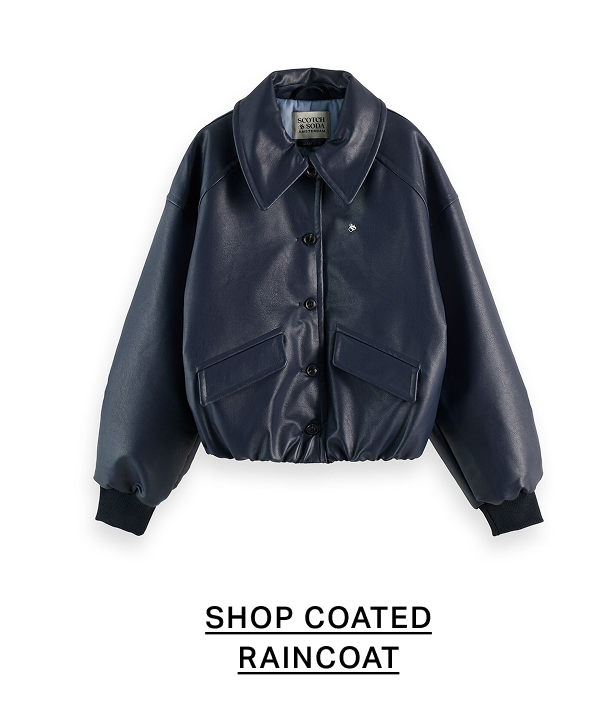 Faux leather bomber jacket