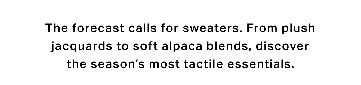 Sweater Weather