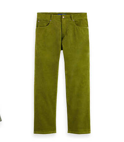 The Zee straight jeans in coloured corduroy