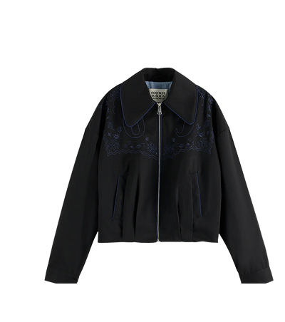 Lacquer puffer jacket