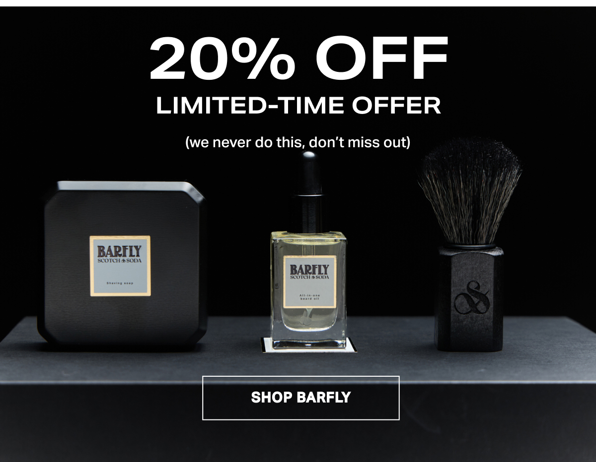 20% off BARFLY