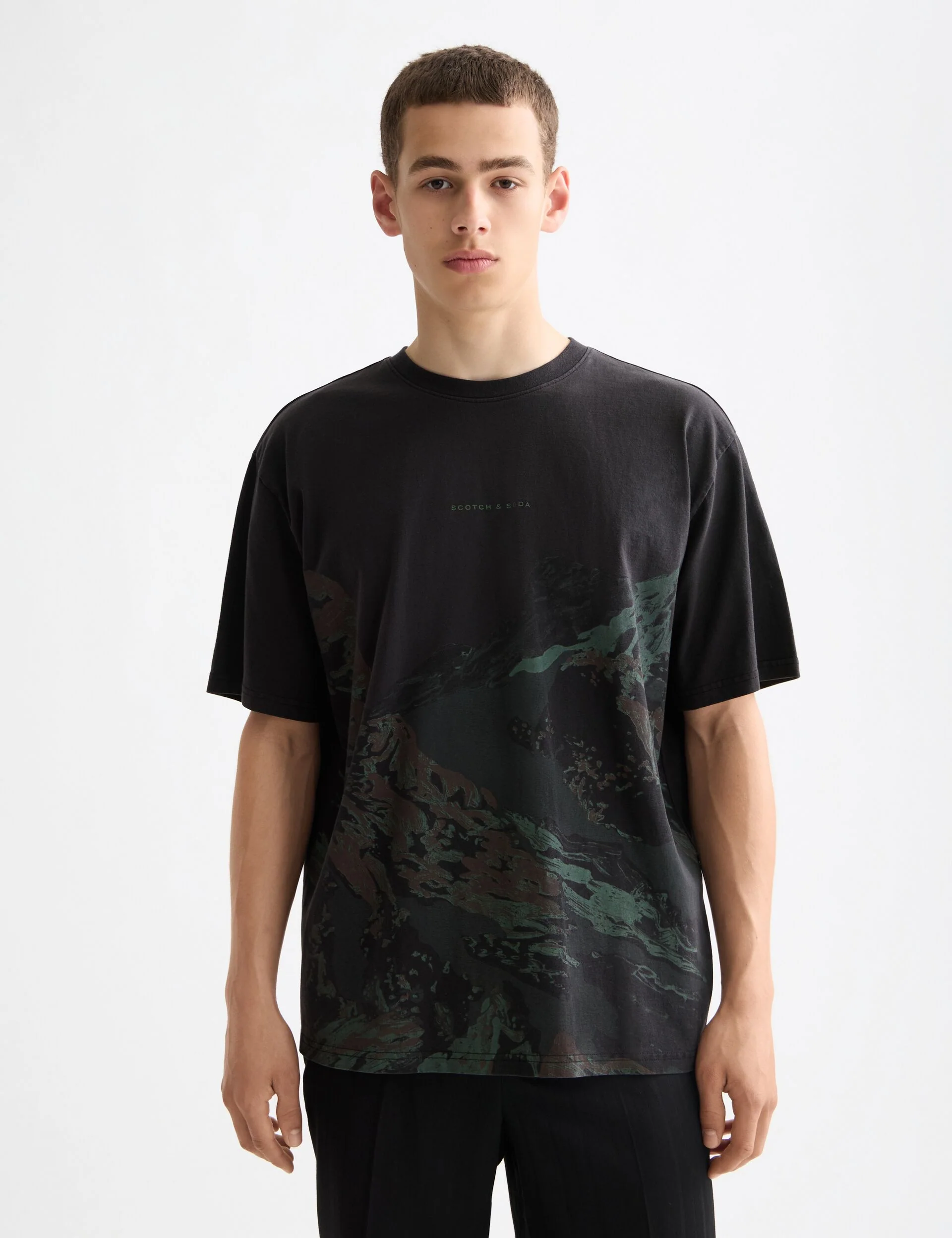 Image of Loose Fit Overdyed AW T-shirt
