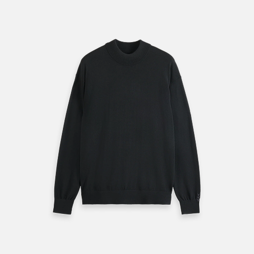Essentials — Drop Shoulder Mock Neck Pullover
