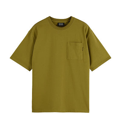 Seasonal Core 3 Crosses Chest Pocket Loose-Fit T-Shirt