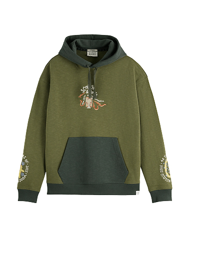 The 40th Anniversary Embroidered Relaxed-Fit Hoodie