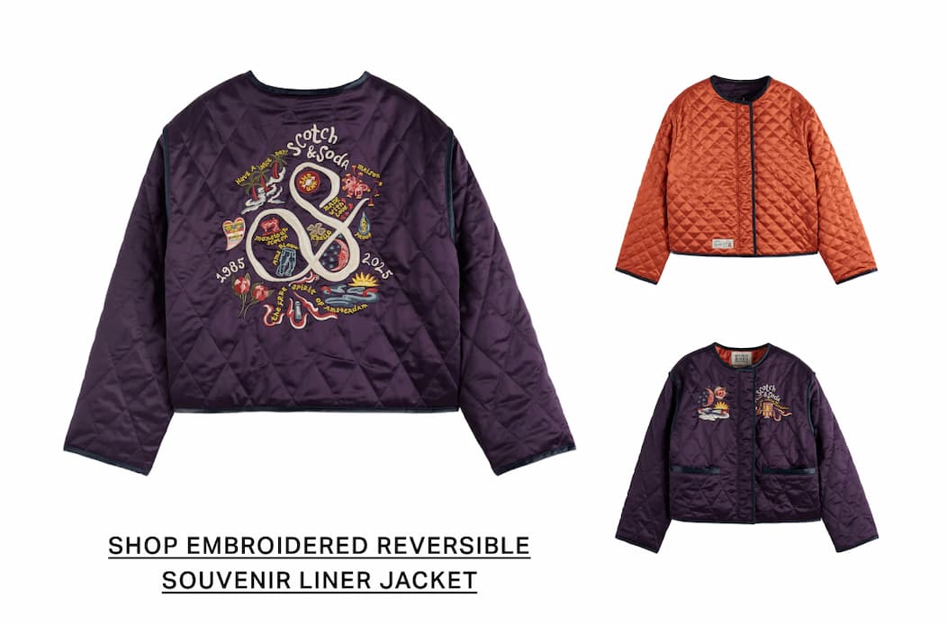 The 40th Anniversary Embroidered Reversible Souvenir Jacket