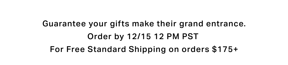 Shipping cutoff