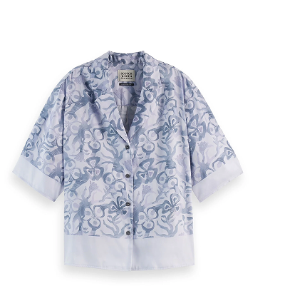Printed short sleeve shirt