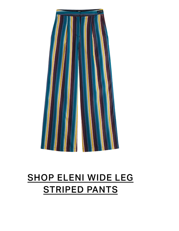 Eleni Wide Leg Striped Pants
