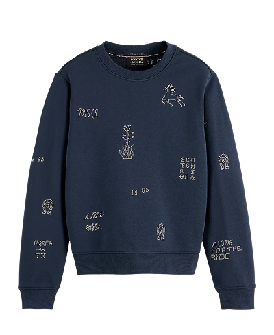 Embroidered Regular Fit Sweatshirt