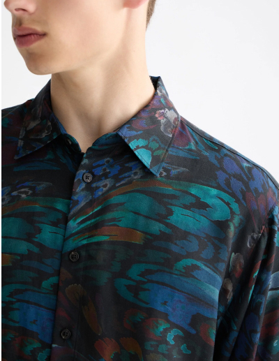 Printed relaxed-fit shirt
