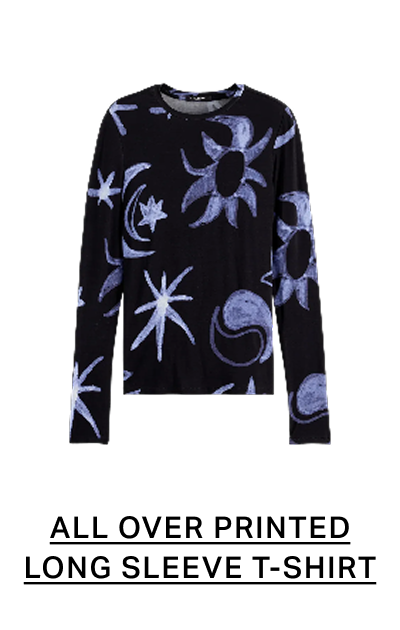 All Over Printed Long Sleeve T-Shirt