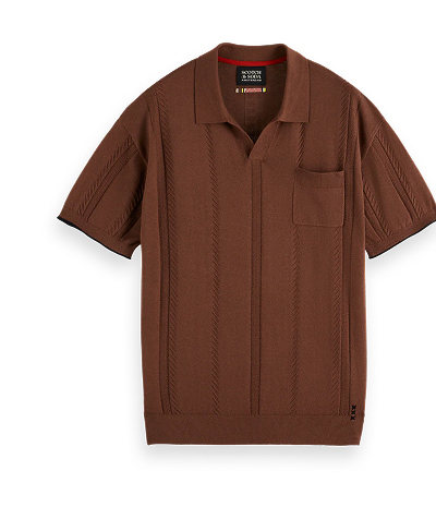 Relaxed-Fit Knit Polo