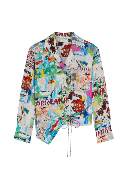 Scotch & Soda x Basquiat Long Sleeved Shirt