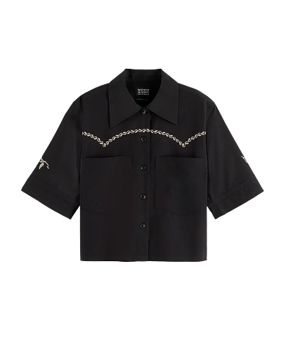 Boxy-Fit Short Sleeved Shirt