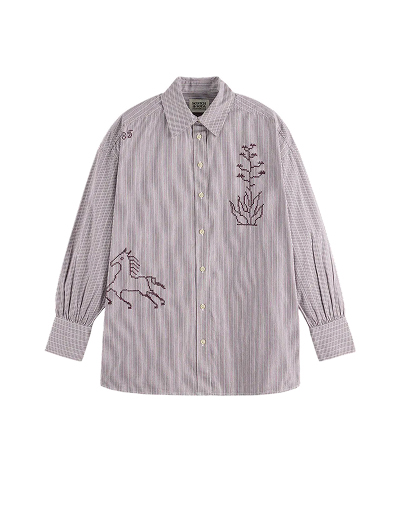 Embroidery Girlfriend Shirt