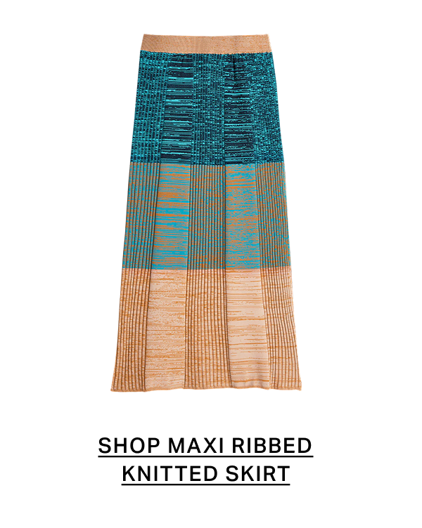 Maxi Ribbed Knitted Skirt