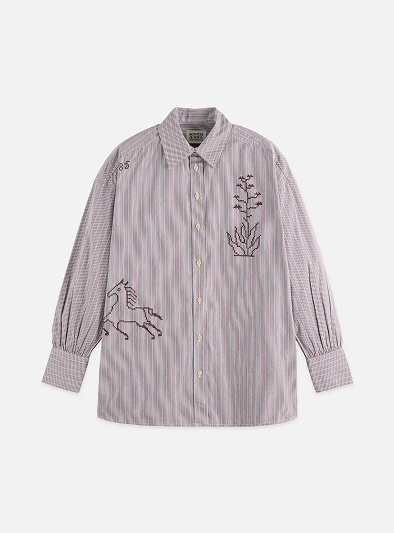 Embroidery Girlfriend Shirt