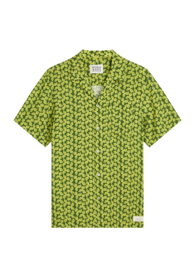Printed Viscose Regular-Fit Shirt