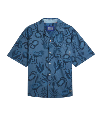 Printed Chambray Shirt