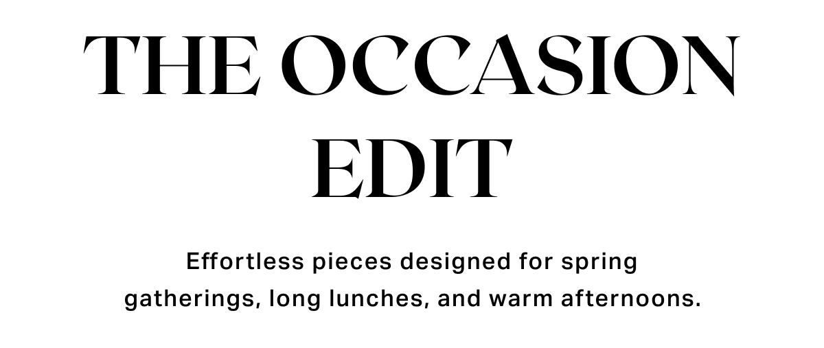 The Occasion Edit