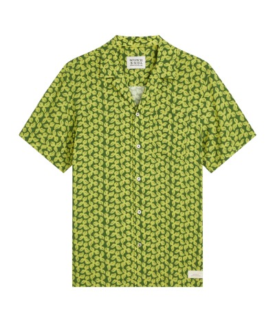 Printed Viscose Regular-Fit Shirt