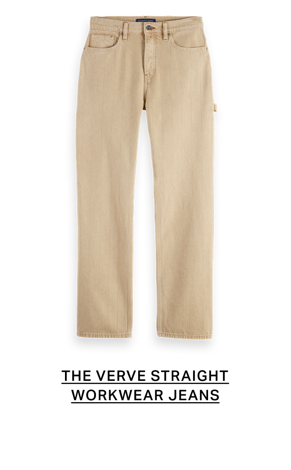 Verve Straight Workwear Jeans | Desert Sand