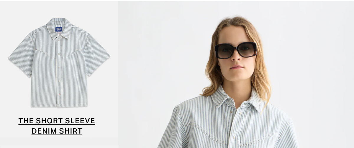 Short Sleeve Denim Shirt
