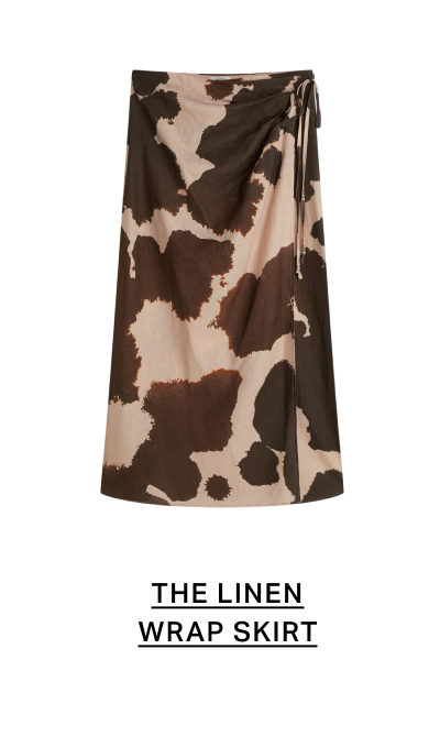 Linen Wrap Skirt