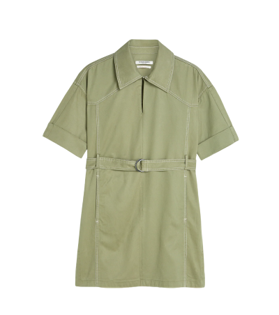 Belted Utility Mini Dress