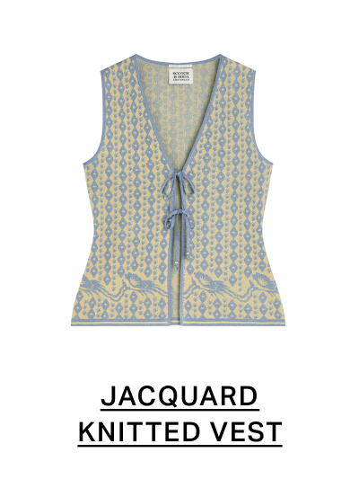 Jacquard Knitted Vest
