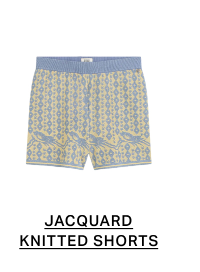 Jacquard Knitted Shorts