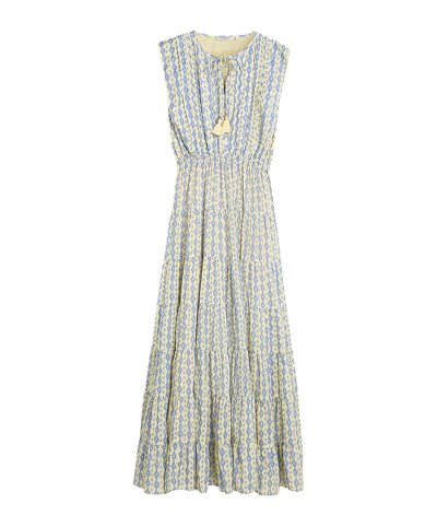 Printed Tiered Maxi Dress