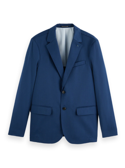 Single-Breasted Relaxed Viscose-Blend Blazer