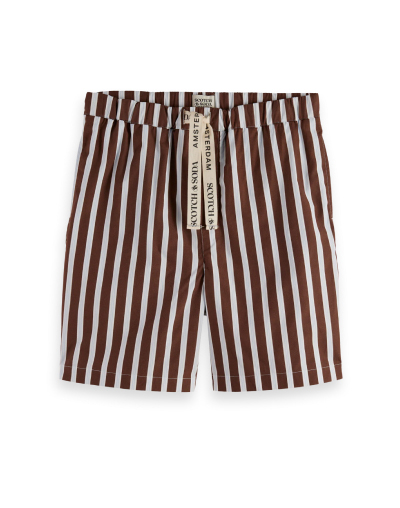 Fave Relaxed-Fit Striped Poplin Bermuda Short