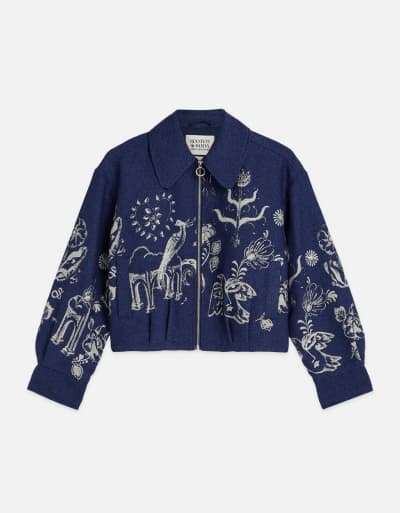 Scotch & Soda x Royal Delft Jacquard Jacket