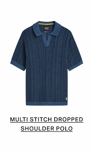 Multi Stitch Extra Dropped Shoulder Polo