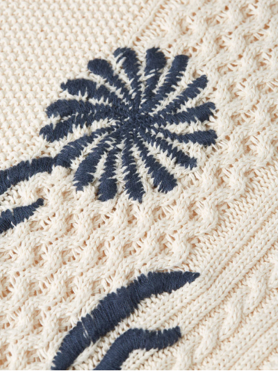 Scotch & Soda x Royal Delft Embroidered Relaxed Pullover