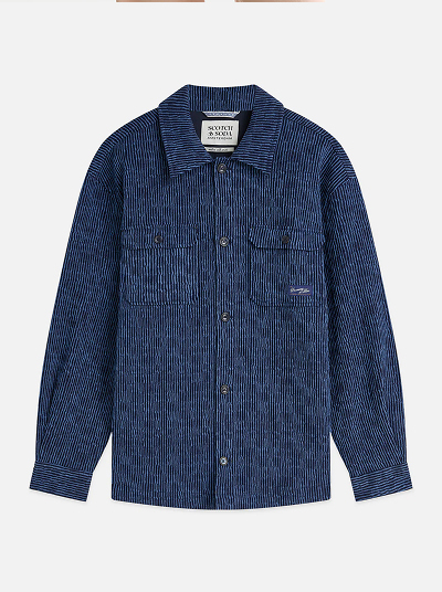 Jacquard Stripe Overshirt