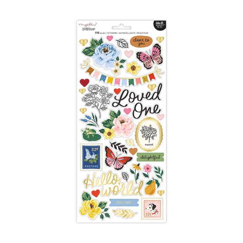 Maggie Holmes - Pretty Picnic Collection - 6 x 12 Cardstock Stickers