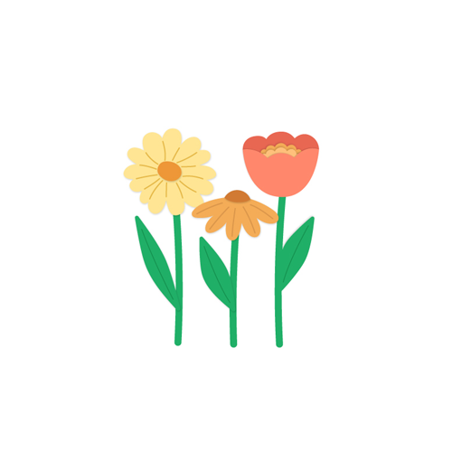Scrapbook.com - Decorative Die Set - Mini Flowers