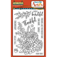 Dare 2B Artzy - Clear Photopolymer Stamps - Simple Is Beautiful