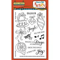 Dare 2B Artzy - Clear Photopolymer Stamps - Joyful Jingles