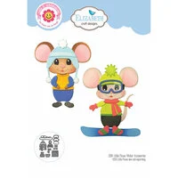 Elizabeth Craft Designs - Living It Up Collection - Dies - Little Mouse Winter Accessories