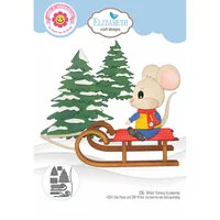 Elizabeth Craft Designs - Living It Up Collection - Dies - Winter Scenery Accessories