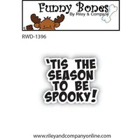Riley and Company - Funny Bones Collection - Clear Photopolymer Stamps - Tis The Season To Be Spooky!
